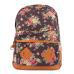 Vintage Women Girl Sweet Canvas Rucksack Flower Printing Backpack School College Book Travel Shoulder Bag IMY66