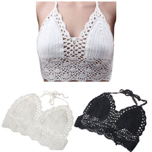 Vintage Women Clothing Unpadded Bralette Bralet Bra Bustier Beach Wear Crop Tops Tank White&Black IMY66