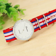 Vogue Canvas Band Watches For Men Women Quartz Wrist Watch Relogios Femininos masculino Clock Lovers Couple Watches IMY66