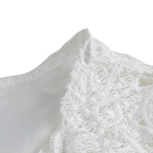 White Dress Women Floral Lace Crochet Dress Casual Embroidery Beach Bandage Short Dress vestidos femininos IMY66