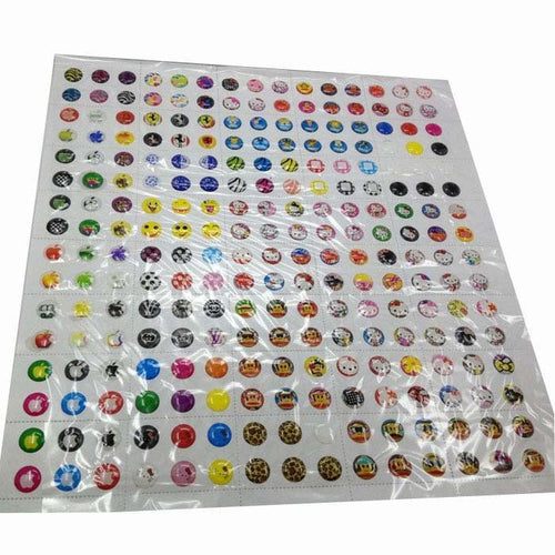 Whole!! Fast 330pcs Cartoon Phone Stickers For iPhone Pod Pad Home Botton Protector IMY66