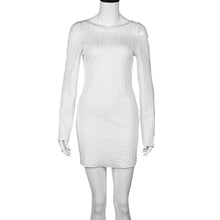 Dress Women's Sexy Off Shoulder Dress Casual Long Sleeve Party Mini Dress vestidos femininos IMY66