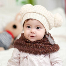 Colorful Lovely Baby Girls Boys Hats infantile Kintted Crochet Beanie Caps Hats Thermal kids wears For 6-18months IMY66