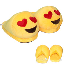 Funny Adult Emoji Cartoon Warm Slippers Plush Slippers Expression Half a Pack With Wool Slippers zapatilla casa IMY66