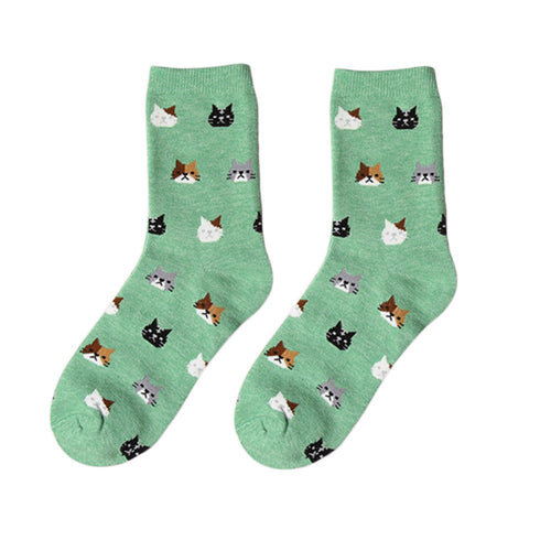 Funny Socks For Women Men Casual Cotton Socks Lovely Animal Cat Socks Socks calcetines mujer IMY66