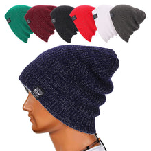 Men Women Caps Hat Baggy Warm Crochet Wool Knitted Ski Beanie Skull Slouchy Caps Hat Skullies Bonnet Caps Gorros IMY66