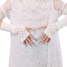 Warm Hollow Out Leaves Knitted Gloves Fingerless Gloves Women Knitted Wrist Glove half Finger Gloves Mittens IMY66