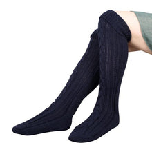 Women Foot Knitted Thigh High Stockings Woolen Yarn Over Knee High Stockings Sexy Thick Stockings ings For Women IMY66
