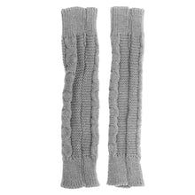 Women Girl Fingless Knitted Long Gloves Female 4 Colors IMY66