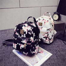 Women Backpack Causal Floral Printing PU Leather Backpacks For Girls,mochila feminina IMY66