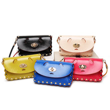 Women Bag Ladies Lovely Crossbody Bags PU Leather Rivet Handbags Shoulder Messenger Small Bag Purse bolsas feminina IMY66