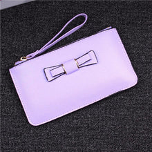 Women Bag Lady Long Wallets Bow Card Cash Receipt Holder Purse Female PU Leather Purse Clutch Handbag Carteira Feminina IMY66