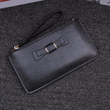 Women Bag Lady Long Wallets Bow Card Cash Receipt Holder Purse Female PU Leather Purse Clutch Handbag Carteira Feminina IMY66