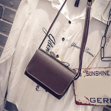 Women Bow PU Leather Handbags Lady Shoulder Messenger Crossbody Small Bag Tide bolsa feminina Dollar Price IMY66