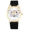 Women Cartoon Watches Ladies 3D Glasses Cat Girl Dial Quartz Wrist Watch montre femme relogio feminino Clock Hours IMY66