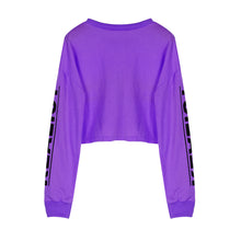 Women Casual Crop Tops T-Shirts Long Sleeve Letter Printed Hoodie Tops Tee shirts Tops Sweatershirt camisetas y tops IMY66