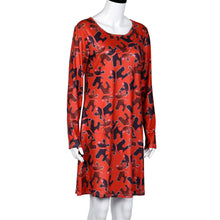 Women Casual Dress Ladies Print Swing Dress Long Sleeve Flared Party Mini Dress Vestidos femininos IMY66