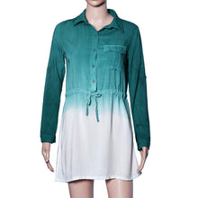 Women Casual Dresses Sexy Slim Gradient Printing Pocket Long Sleeve T-Shirts Bandage Bodycon Mini Dress vestido IMY66