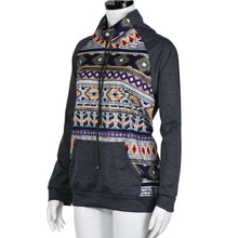 Women Casual Patchwork Sweatshirt Tee Shirts Long Sleeve Printed Kangaroo Pocket Hoodies camisetas y tops IMY66