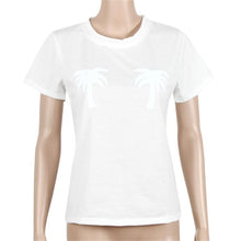 Women Casual T-shirt Sexy Cotton Coco Print Tops Short Sleeve Tops Tees femme camiseta mujer blusas IMY66