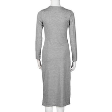 Women Casual long Dress Funny Ice Cream Hair Ball Printing Long-sleeved O Neck Package Hip Maxi Dress vestidos femininos IMY66