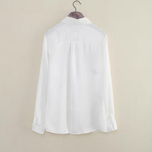 Women Chiffon Blouses Long Sleeve Tops Turn-down Collar Floral Print Office Shirt Blouses blusa feminina IMY66