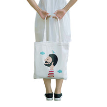 Women Creative Canvas Printing Shoulder Bag Student Handbag Totes Shopper Travel Large Bags bolsas feminina IMY66