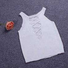 Women Crop Tops Sexy Bandage Bustier Vest Top Sleeveless Blouse Tank Tops Cropped Top For Women IMY66