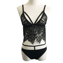 Women Crop Tops Hollow Out Camis Translucent Underwear Sheer Lace Frenum Strap Lingerie Bra Tops Lingerie Bra Briefs Set IMY66