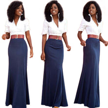 Women Elegant V-Neck Splice Long Dress Party Evening Ball Gown Club Maxi Office Dress vestidos femininos IMY66