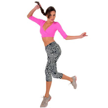 Women Fitness Mid Calf Elastic Pants Leggins Sweatpants Women Printing Legging Jegging IMY66