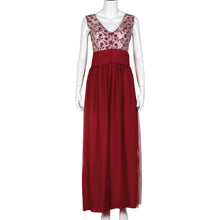 Women Formal Dress Long Maxi Dress Sexy Lace Backless Sleeveless Ball Gown Party Dress vestidos femininosb IMY66