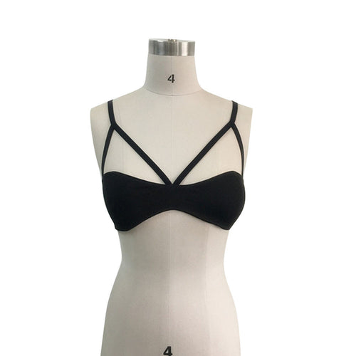 Women Girl Sexy Padded Bra Crop Tops Bandage Bralette Bralet Bra Bustier Cami Tank Tops Shirt blusas cropped feminino IMY66