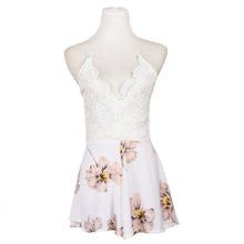 Women Jumpsuit Rompers Sexy Backless Club Floral Lace Elegant Bodycon Jumpsuit Playsuit Romper mujeres mono IMY66