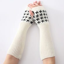 Women Knitted Arm Sleeve Fingerless Gloves Keep Warm Soft Knitting Long Gloves Mitten guantes mujer IMY66