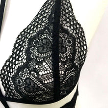 Women Lace Bustier Crop Tops Sexy Translucent Underwear Sheer Strap Lingerie Bra Tank Top Bustier regata feminina IMY66