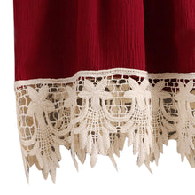 Women Lace Crop Tops Boho Style Sexy Trimmed Tasselled Drawstring Tank Tops Camisole regata feminina halter top IMY66