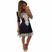 Women Lace Dress Casual Long Sleeve High Waist Sexy Party Mini Dress Women Clothes Vestidos femininos IMY66