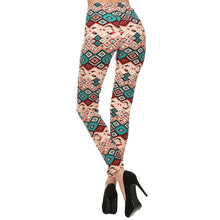 Women Lady Casual Fitness Leggings Skinny Geometric Print Stretchy Pants Slim Leggings Ropa Mujer Jeggings Trousers IMY66