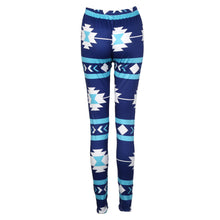 Women Lady Casual Skinny Geometric Print Stretchy Jegging Pants Slim Leggings Pencil Skinny Pants Trousers for Women IMY66