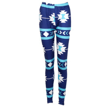 Women Lady Casual Skinny Geometric Print Stretchy Jegging Pants Slim Leggings Pencil Skinny Pants Trousers for Women IMY66