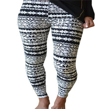 Women Lady Casual Skinny Geometric Print Stretchy Jegging Pants Slim Leggings Soft Stretchy Jegging Pants Slim Leggings IMY66