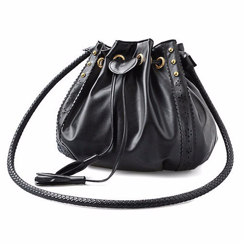 Women Lady Handbag Shoulder Bag Tote Purse PU Leather Women Messenger Boho Crossbody Bags bolsa feminina IMY66