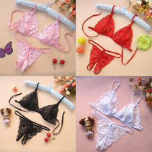 Women Lady sex product Lingerie Lace porn three point Underwear Nightwear Sleepwear G-string Lingerie IMY66
