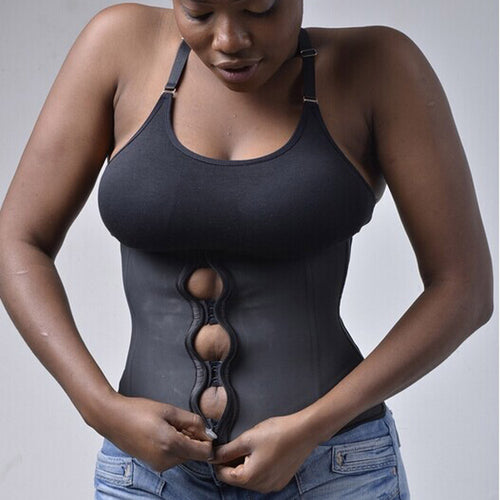 Women Latex Waist Trainer Corset Rubber Waist Cincher Workout Trainer Postpartum Waist Shaper Shapers Corset Plus Size IMY66