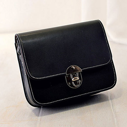 Women Messenger Bag Pu Leather Adjustable Shoulder Crossbody Handbag Messenger Small Bag Bolsas Femininas IMY66