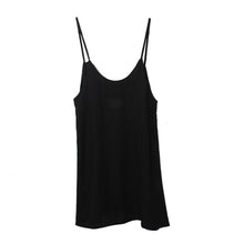 Women Black Sexy Spaghetti Strap Cross Backless Sleeveless Bandage Casual Chiffon Dress M L XL XXL IMY66