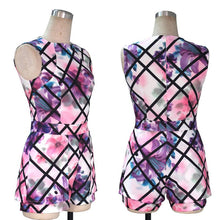 Women Bodycon Jumpsuit Casual High Waist Sleeveless Floral Print Playsuit Shorts Romper overalls women playsuit IMY66