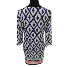 Women Casual Dress Bohemian Diamond Quilted Print Three Quarter Sleeve Bodycon Beach Mini Dress Plus Size IMY66