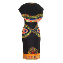 Women Dress Casual Cloak African Print Dress Straight Sleeveless Mini Dresses vestidos femininos IMY66